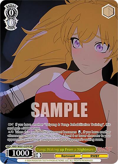 Yang: Waking up From a Nightmare RWBY/WXE01-02OFR OFR