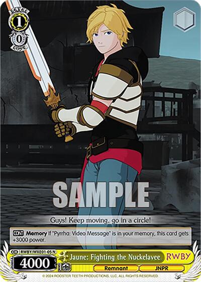 Jaune: Fighting the Nuckelavee RWBY/WXE01-05 N