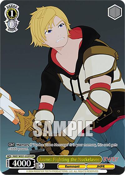 Jaune: Fighting the Nuckelavee RWBY/WXE01-05OFR OFR