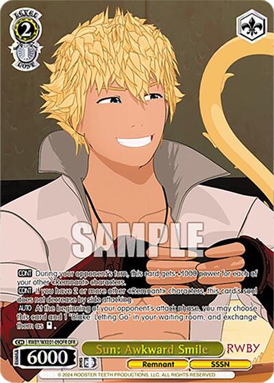 Sun: Awkward Smile RWBY/WXE01-09OFR OFR