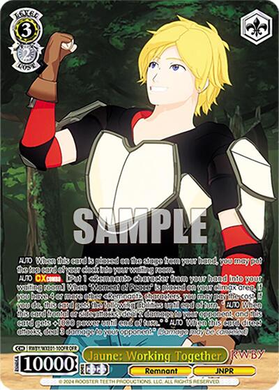 Jaune: Working Together RWBY/WXE01-10OFR OFR