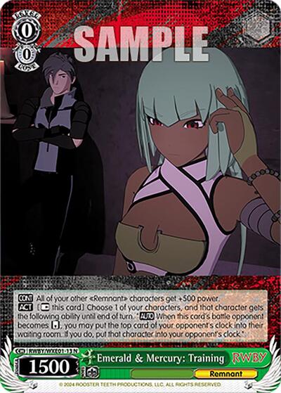Emerald & Mercury: Training RWBY/WXE01-13 N