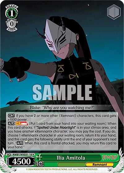 Ilia Amitola RWBY/WXE01-18 N