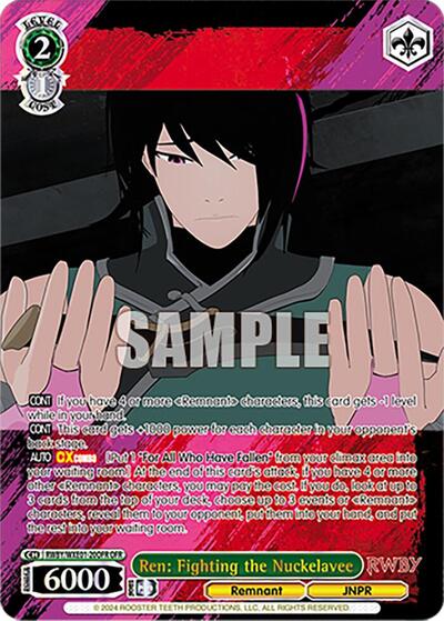 Ren: Fighting the Nuckelavee RWBY/WXE01-20OFR OFR
