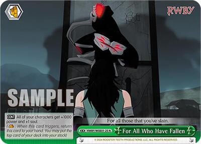 For All Who Have Fallen RWBY/WXE01-25 N