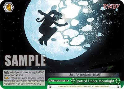 Spotted Under Moonlight RWBY/WXE01-26 N