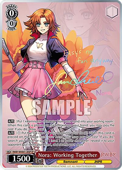 Nora: Working Together RWBY/WXE01-28SP SP