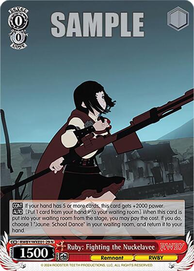 Ruby: Fighting the Nuckelavee RWBY/WXE01-29 N