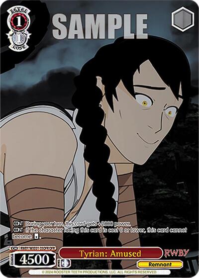Tyrian: Amused RWBY/WXE01-35OFR OFR