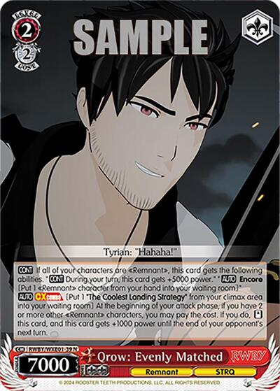 Qrow: Evenly Matched RWBY/WXE01-39 N