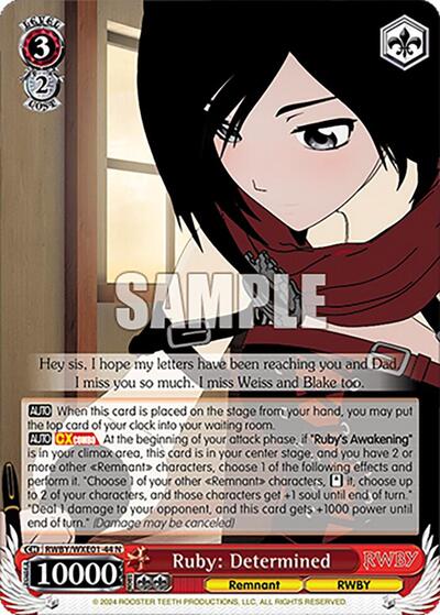 Ruby: Determined RWBY/WXE01-44 N