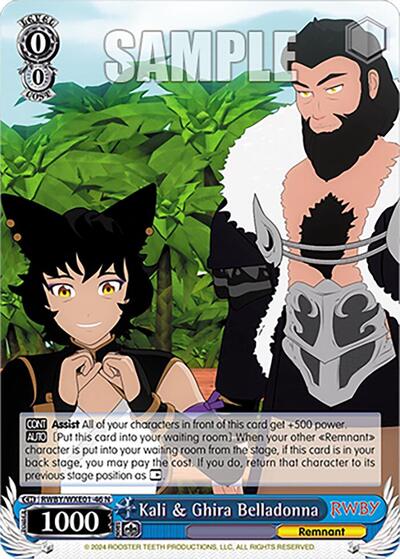 Kali & Ghira Belladonna RWBY/WXE01-46 N