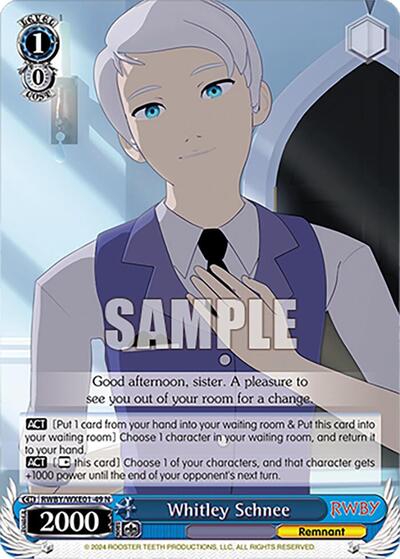 Whitley Schnee RWBY/WXE01-49 N