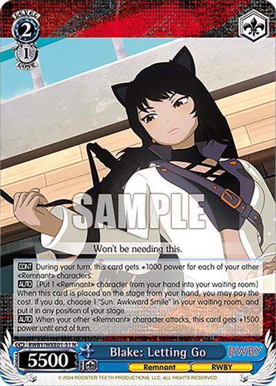 Blake: Letting Go RWBY/WXE01-51 N