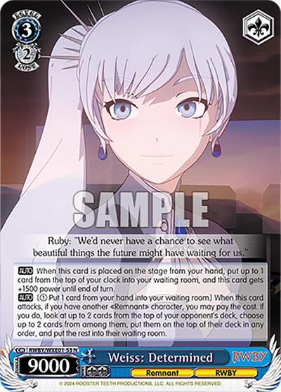 Weiss: Determined RWBY/WXE01-53 N