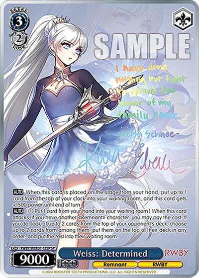 Weiss: Determined RWBY/WXE01-53SP SP