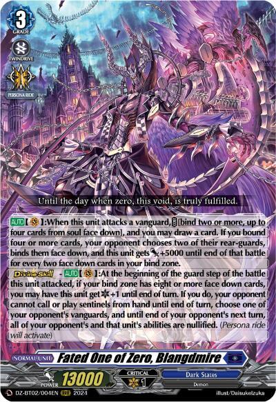 Fated One of Zero, Blangdmire [D-Format] DZ-BT02/004EN