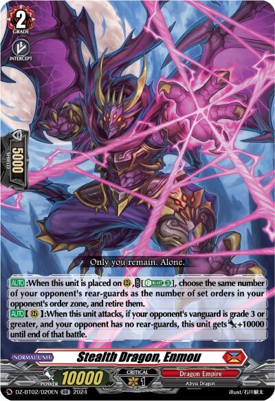 Stealth Dragon, Enmou [D-Format] DZ-BT02/020EN