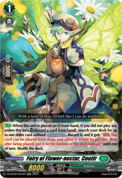 Fairy of Flower-nectar, Coutir [D-Format] DZ-BT02/037EN