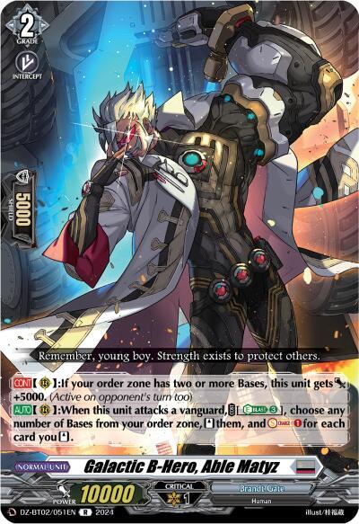 Galactic B-Hero, Able Matyz [D-Format] DZ-BT02/051EN