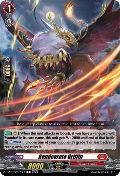 Rendcerate Griffin [D-Format] DZ-BT02/073EN