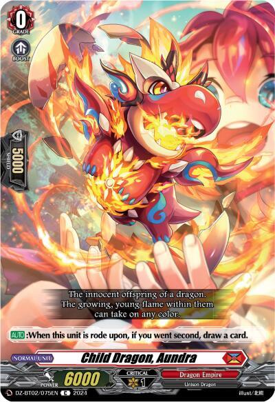 Child Dragon, Aundra [D-Format] DZ-BT02/075EN