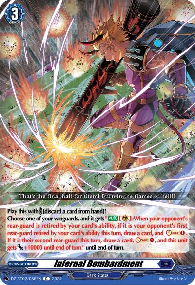 Infernal Bombardment [D-Format] DZ-BT02/086EN