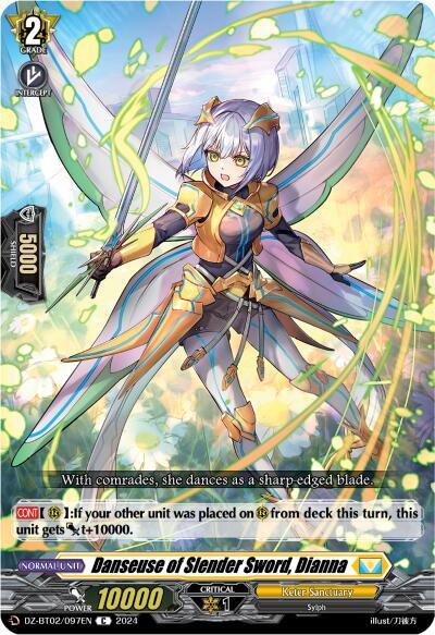 Danseuse of Slender Sword, Dianna [D-Format] DZ-BT02/097EN