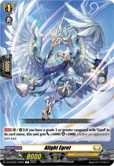 Alight Egret [D-Format] DZ-BT02/100EN