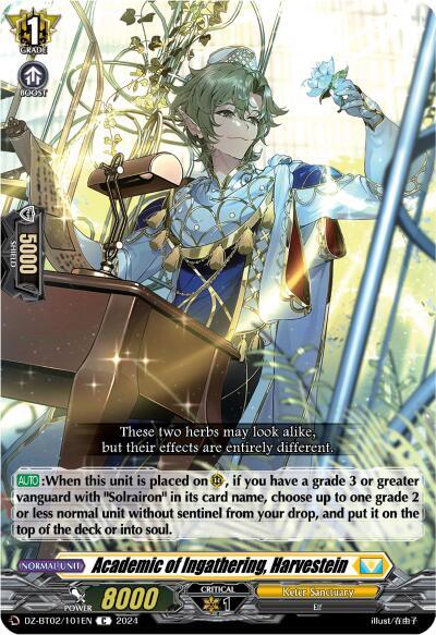 Academic of Ingathering, Harvestein [D-Format] DZ-BT02/101EN