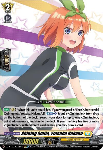 Shining Smile, Yotsuba Nakano [D-Format] DZ-BT02/EX08EN