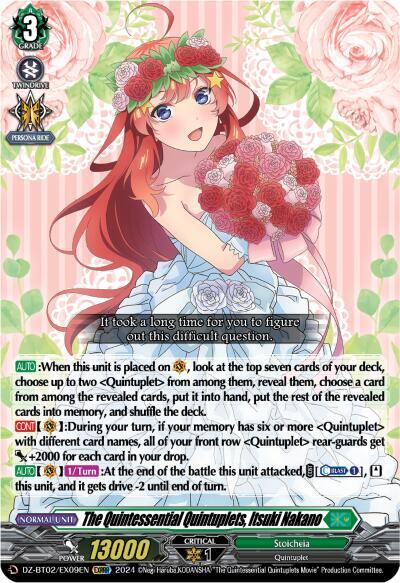 The Quintessential Quintuplets, Itsuki Nakano [D-Format] DZ-BT02/EX09EN