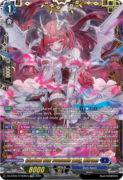 Clerical Star Demonic Lady, Bifrons [D-Format] DZ-BT02/FFR06EN