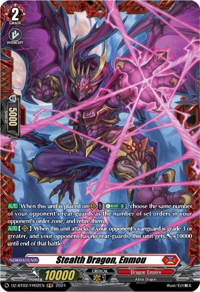 Stealth Dragon, Enmou [D-Format] DZ-BT02/FR02EN