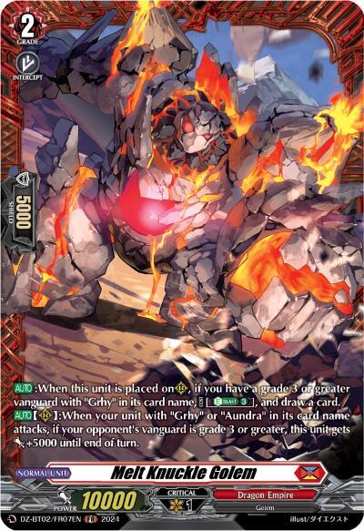 Melt Knuckle Golem [D-Format] DZ-BT02/FR07EN