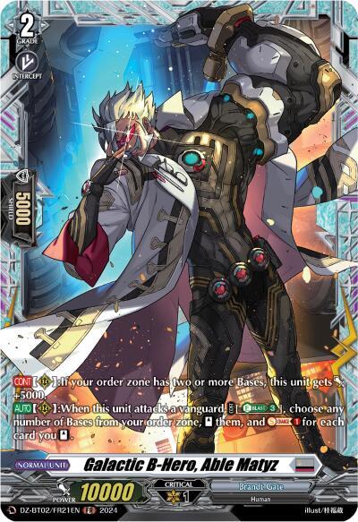 Galactic B-Hero, Able Matyz [D-Format] DZ-BT02/FR21EN