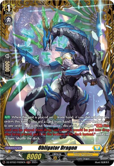 Obligator Dragon [D-Format] DZ-BT02/FR26EN
