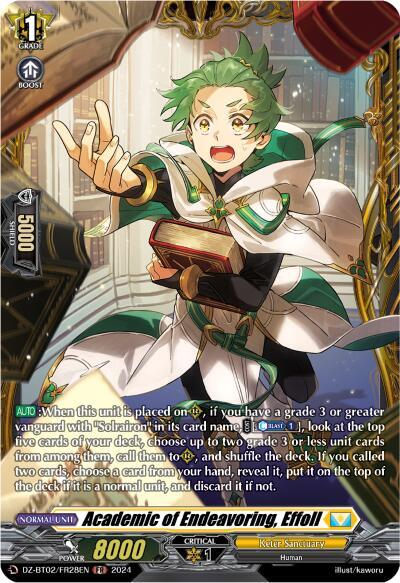 Academic of Endeavoring, Effoll [D-Format] DZ-BT02/FR28EN