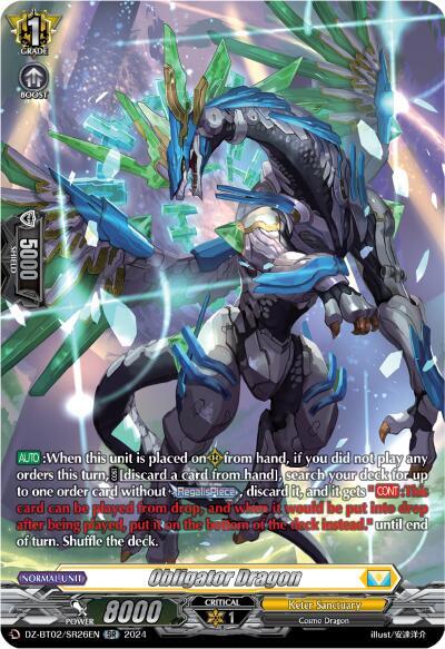 Obligator Dragon [D-Format] DZ-BT02/SR26EN