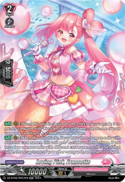 Loving Pink, Francette [D-Format] DZ-BT02/SR37EN