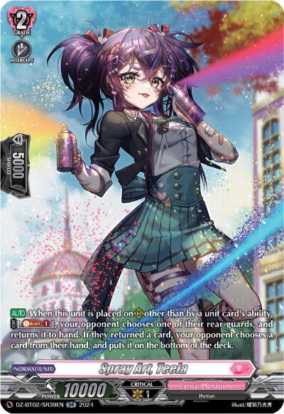 Spray Art, Teela [D-Format] DZ-BT02/SR39EN
