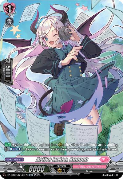 Active Lyrica, Appuch [D-Format] DZ-BT02/SR40EN