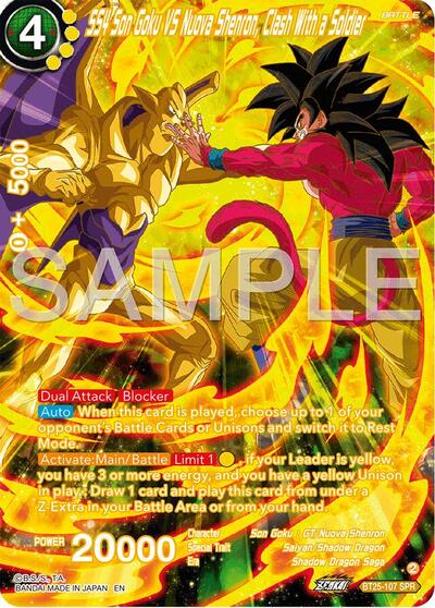 SS4 Son Goku VS Nuova Shenron, Clash With a Soldier BT25-107