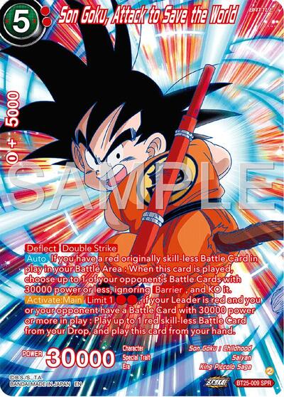Son Goku, Attack to Save the World BT25-009