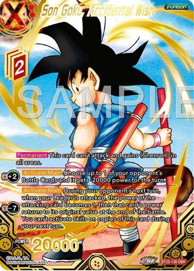 Son Goku, Accidental Wish BT25-138