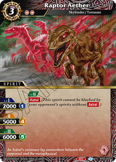 Raptor Aether BSS05-003