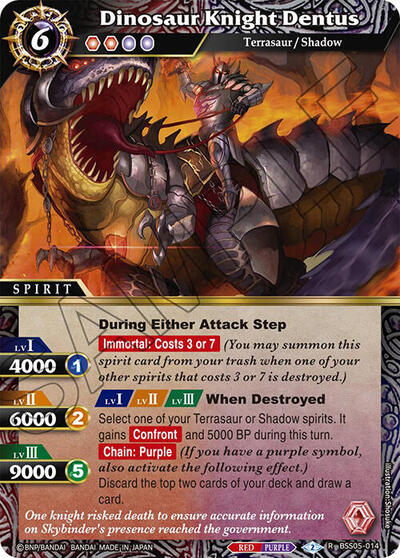 Dinosaur Knight Dentus BSS05-014