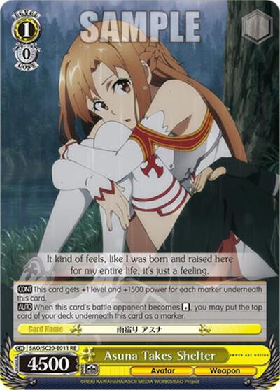 Asuna Takes Shelter SAO/SC20-E011 RE