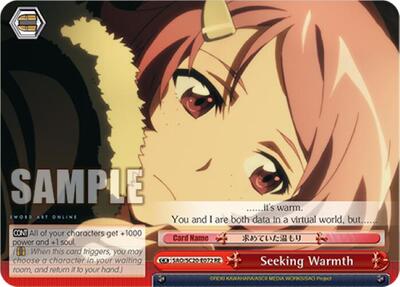 Seeking Warmth SAO/S20-E072 RE