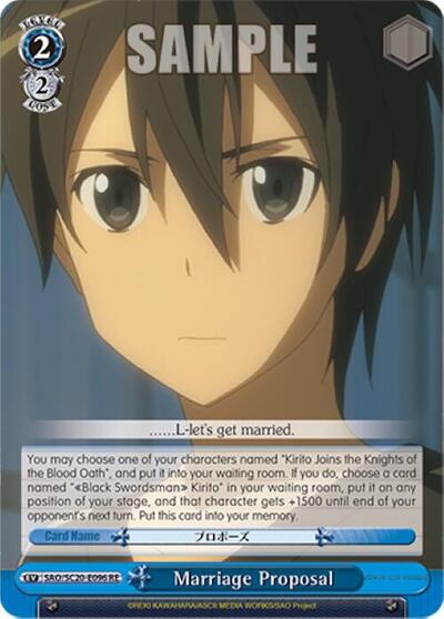 Marriage Proposal SAO/S20-E096 RE